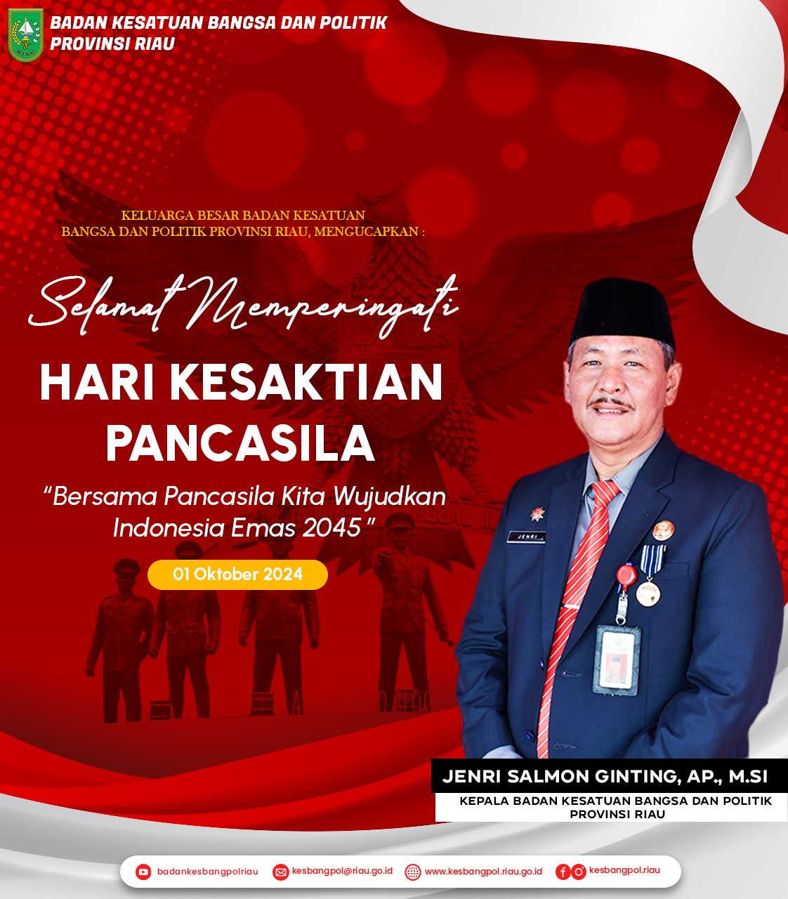 hari kesaktian pancasila 1 oktober 2024